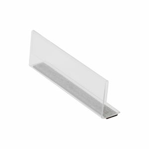 Magnetic Clear Data Strip Acrylic Label Holder Display Price For Metal Shelf