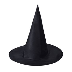 Cadılar Bayramı Kostümleri Cadı Şapkaları Masquerade Wizard Black Spire Hat Cadılar Kostüm Aksesuarı Cosplay Parti Fantezi Elbise Dekoru ZWL643