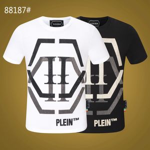 PLEIN URSO T CAMISA Mens Designer Camisetas Marca Roupas Strass Crânio Homens T-shirts Clássico de Alta Qualidade Hip Hop Streetwear Camiseta Casual Top Tees PB 11362