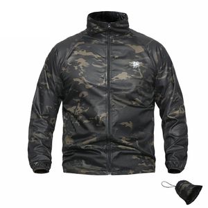 Summer Jacket Men Bomber Camouflage Tactical Seal Skin Sunscreen Waterproof Comabt Camo Jacket Coat Men Outwear Windbreaker Male 210819