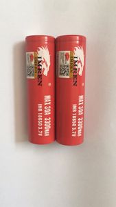 Bateria IMR 18650 Gold Green Leopard 3000mAh 3200mAh 3300mAh 3500mAh 3.7V 40A 50A Baterias com código de segurança