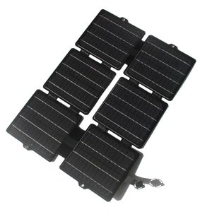 30W Foldable ETFE Solar Panel Charger 5V Dual USB DC12V Ouput Portable 12v Battery Charger Waterproof