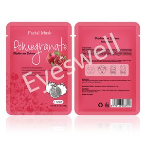 Skin Care Natural Fruit Plant Facial Mask Moisturizing Oil-Control Honey Avocado Charcoal Cucumber Pomegranate Face Masks