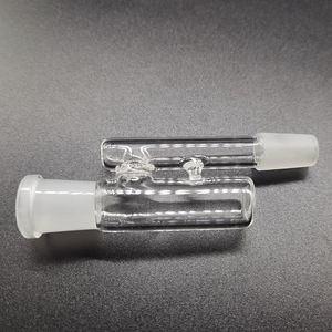 Adattatore di recupero in vetro di alta qualità Narghilè Drop Downs 14mm 18mm Convertitore giunto maschio femmina per piattaforme petrolifere Bong in vetro Tubo dell'acqua