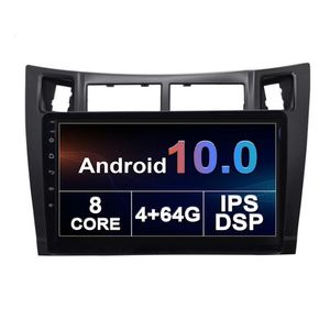 Autoradio Car DVD-плеер Видео Развлекательная система для Toyota Yaris 2008-2011 2DIN GPS Radio Audio Head Build Поддержка цифрового телевидения Carplay