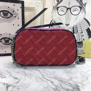 Marmont pequeno bolsa de ombro mulheres sacos tamanho 22 * ​​13 * 7 cm Itália estilo estilo moda mulher bolsas