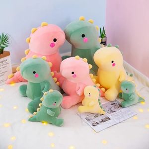 Teddy Bear Kawaii Doll Anime Bears Brinquedo de pelúcia Abraço dinossauro Dinosaur Big Buddy Buddy Plush Cushion Gifts para Girl Gift LA316