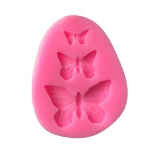 Baking Moulds Butterfly Mold Silicone Accessories 3D DIY Sugar Craft Chocolate Cutter Mould Fondant Cake Decorating Tool 3 Colors