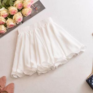 スカート2021春と夏の女性のための小さな新鮮なプリーツの高密度シフォンスカート
