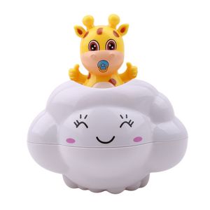 Cartoon Classic Kid Educational Toys Baby Deer Piggy Bathroom Shower Beach Play Water Bath Rain Clouds on Sale