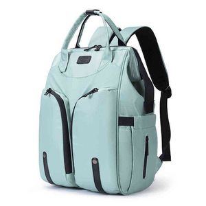 Rucksack Tasche HBP Rucksack Stil neue Frauen multifunktionale Damen wasserdichte Schulter große Kapazität Mama Tasche Baby Wickelwindel 220723