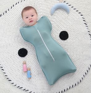 Последние 3 размера Baby Booket, Swaddle Sleeping Bag Анти-ударное покрытие с бамбуковым волокном, поддержка настройки