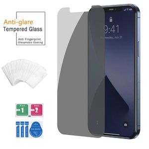 İPhone 12 11 Pro Max Gizlilik Ekran Koruyucu Kalkanı Parlama Anti-Glare Gerçek Temperli Cam Iphone XS MAX XR 8 7 6 S Artı