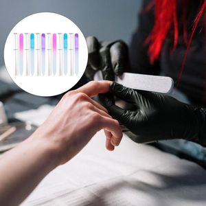 Nail Files File Professional Crystal Glass Manicure Fingernail Pedicure Blue Purple For Each