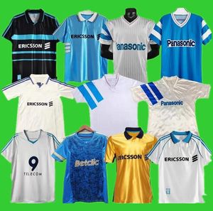 Maillot de Foot Marseilles Retro Soccer Jerseys 1990 1992 1993 1998 1998 1999 2000 2004 2012 Deschamps Pires Classic Vintage Football Shirt Boli Payet Papin