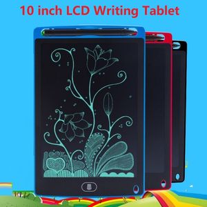 10 polegadas LCD escrita tablet de desenho quadro-negro pads para presente sem papel sem texto tablets memorandos com caixa de varejo