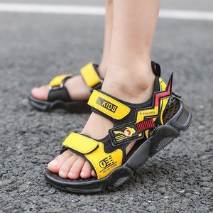 Sandals Kids Boys Summer Non-slip Beach Shoes Sandal Waterproof Student Children Breathable