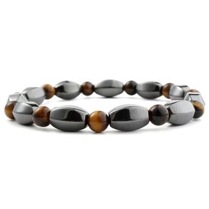 Natural Stone Energy Beaded Strands Charm Bracelets Handmade Elastic Bangle For Men Women Yoga Sports Party Club Jewelry