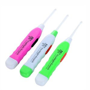 Creative Glew Growging Spoon Crianças puxam ouvido para ver bolas brilhantes de suprimento de cuidados com os ouvidos