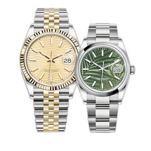 Watchbr-2021 estilo verão 41mm 36mm relógios masculinos femininos automático mecânico à prova d' água pulseira de aço inoxidável relógio de selva de negócios.