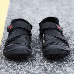 Sandalen Leder Männer Clogs Schuhe männer Sandalen Sommer Hausschuhe Garten Männlich Neue Stil Alias Hombre Größe 43 220302