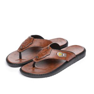 2022 Men's slippers Home indoor soft soles outdoor comfortable non-slip personalized clip-toe sandals Factory direct sales, special price