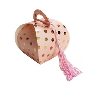 Gift Wrap 50PCS/Packs Forest Small Fresh Wedding Korean Candy Box Creative Paper Bag Polka Dot