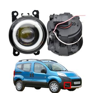 Fog light 2 Pieces Fog-Lights LED DRL high quality Angel Eye 12v H11 with for Peugeot Bipper Tepee 2008-2018