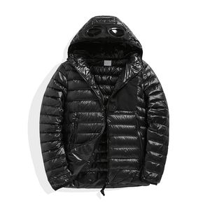 Inverno Capuz Lightweight Men's Chapéu Lente Parkas Preto Casual Quente Esportista Simples Casal Casaco Europeu e Americano Marca Famosa