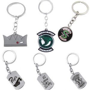 Riverdale Enamel Brelok Joeghead Jones Korony Kapelusz Wisiorek Key Chain Key Pierścień Dla Kobiet Mężczyzn Torba Samochód Akcesoria Brelok Biżuteria G1019