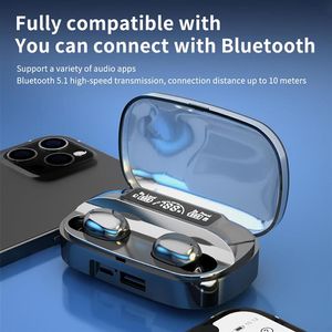 Cuffie T16 Cuffie TWS wireless vere Auricolari Bluetooth 5.1 per auricolari In Ear Telefono cellulare Bluetooth Hands474q312L