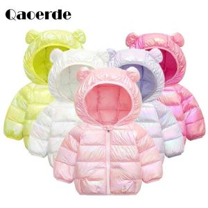 Bebê nascido roupas de bebê inverno infantil para baixo jaquetas de algodão casaco para meninas nascidas roupas de menino crianças para meninas 210916