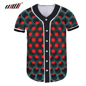 3D Baseball Jersey Degli Uomini 2021 di Modo di Stampa Uomo T-Shirt Manica Corta T-Shirt Casual Base palla Camicia Hip Hop Magliette E Camicette Tee 029