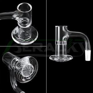 Beracky Tam Kaynak Düz Terp Slurper Blender Sigara Kuvars Banger 2mm 20mmOD Tamamen Kaynaklı Eğimli Kenar Slurpers Çiviler Cam Su Bongs Dab Kuleleri için