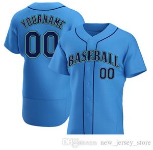 Jersey de baseball de malha personalizado seu nome / número de manga macia respirável 043