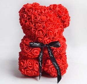 Valentinstag Geschenk PE Rose Blume Bär Spielzeug voller Liebe romantische Teddybären Puppe süße Freundin Kinder Geschenk