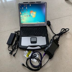 Diagnostic Tool for Mercedes DOIP MB Star C6 CAN BUS/ X VCI Scanner Diagnosis with Wifi SSD V2021 in CF30 Laptop 4G Used Toughbook