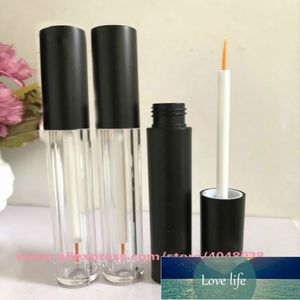 50 sztuk / partia 5 ml Czarny Pusta Klasyczna butelka Eyeliner, DIY Wzrost plastikowy Wzrost płynnego Refillable, Profesjonalne narzędzia do makijażu