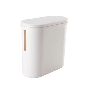 SP Sauas Flip Skräp kan pressa täcktyp skräpförvaring container multifunktion badrum kök boende kontorsmaterial