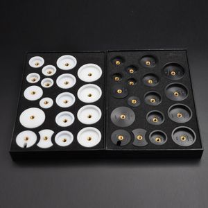 Reparationsverktyg Kits Heavy Duty 18st Watch Press Dies Set Round Extra Djup Curved Crystal Back Tryck för Watchmakers