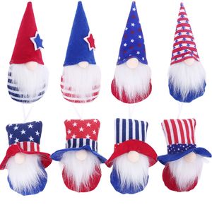American Independence Day Party Supplies Dwarf Elf Figurine Faceless Forest Man Home Decoration