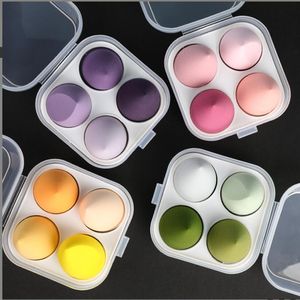 Make up eggs 4 sets of make-up tool dry and wet sponge powder puff wholesale DHL