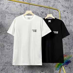 2021SS Vetements Limited Edition Tee Men Women High Quality Vetements T-shirt VTM Tops Collar Tag P0806
