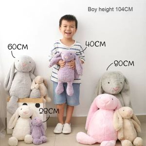 40 CM Morbidi Animali di Peluche Per Bambini Orecchio Lungo Bunny Coniglio Bambole A Pelo Cute Cartoon Peluche Giocattoli Per Bambini Regali Di Compleanno FY7904