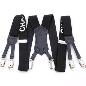 Wholesale Designer Fashion Suspenders For Man And Women 3.0*115cm Six Clip