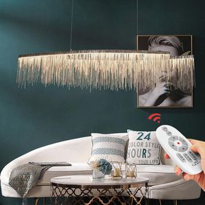 Nordic Modern Chandelier Diammable Led Chandeliers Living Room Dining Chrome Rose Gold Indoor Lighting Home Decoration