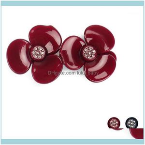 Cabelos j￳ias j￳ias clipes Barrettes Camellia Flowers Barrette para mulheres Ornamento de meninas - Cellulose Acetato Aessory Pin Braids Tia