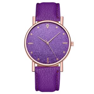 Ladies Watch Fashion Watches Casual Quartz Rörelse Rostfritt Stål Women Wristwatch Color5