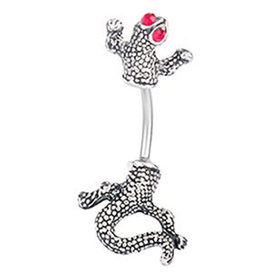 YYJFF D0026 LIZARD BELLY Button Navel Stud