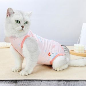Costumes de chat vêtements de stérilisation vêtements femme pull romande sevrage souple mince anti-lécher chaud